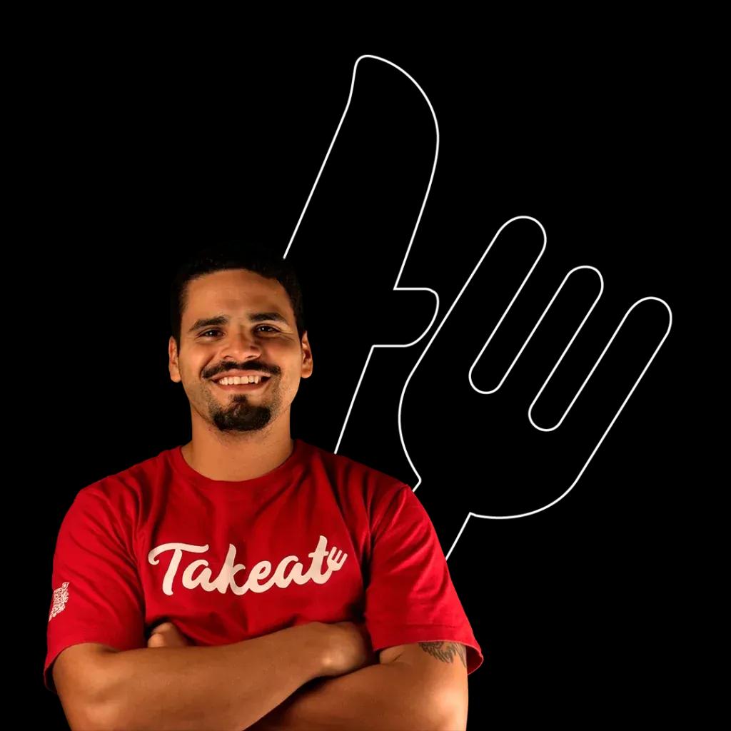 Luiz, fundador da Takeat