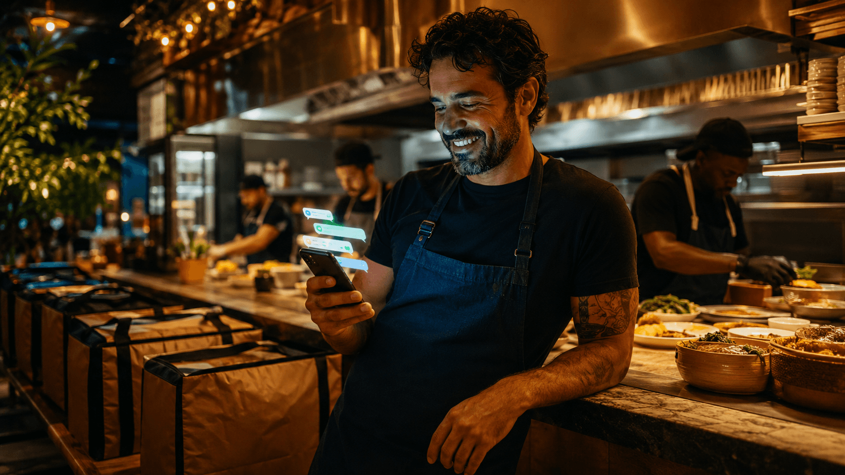WhatsApp com IA no restaurante: tom humano e escala